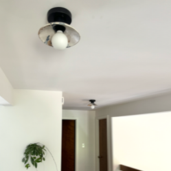 Abstract - Ceramic Wall Sconce