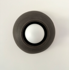 Ceramic Wall Sconce with Wider Base